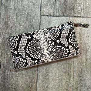 Brighton Pretty Tough Snake Leather Studded Wallet